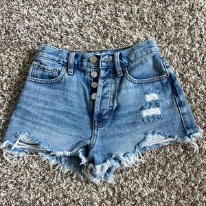 Pacsun vintage high rise jean shorts • size 22